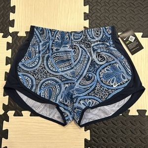 Nike tempo paisley printed running shorts size small nwt